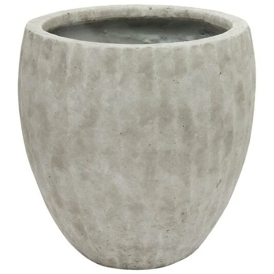 Кашпо Nobilis Marco "Waves ash grey Round"
