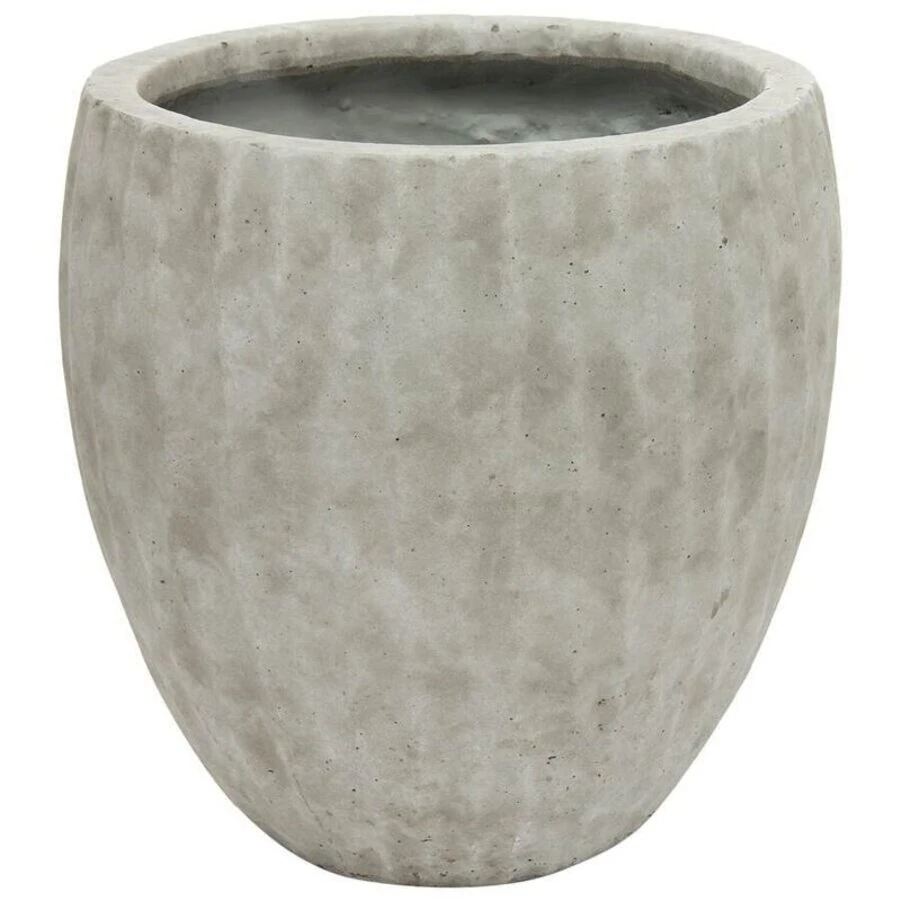 Кашпо Nobilis Marco "Waves ash grey Round"