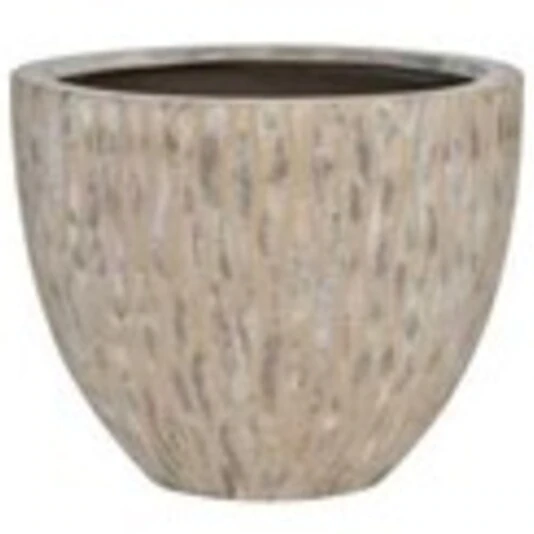 Кашпо Nobilis Marco "Waves dark grey Round"