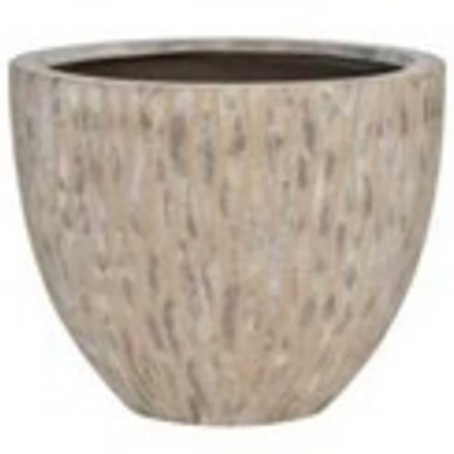 Кашпо Nobilis Marco "Waves dark grey Round"