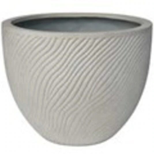Кашпо Nobilis Marco "Sand Waves sandy beige Round"