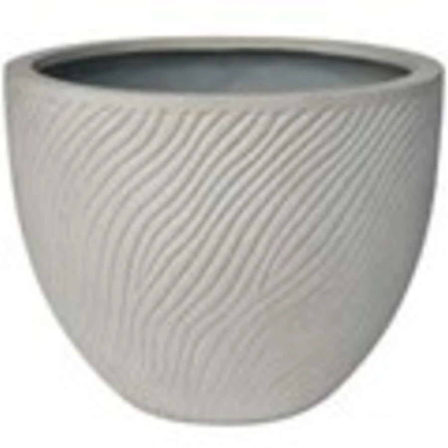 Кашпо Nobilis Marco "Sand Waves sandy beige Round"
