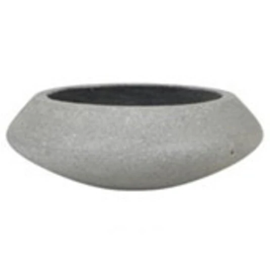 Кашпо Nobilis Marco "Plain grey stone Crater"