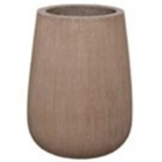 Кашпо Nobilis Marco "Vertical stripes white glazed Jaze"