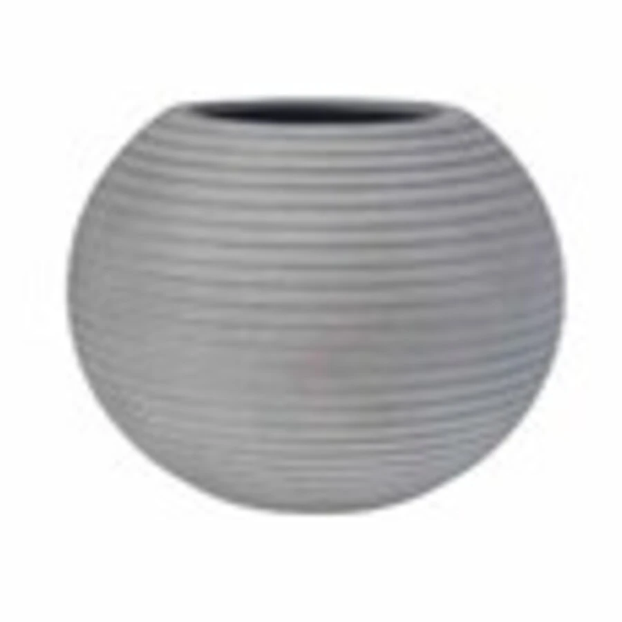 Кашпо Nobilis Marco "Horizontal  stripes sandy beige Ball"