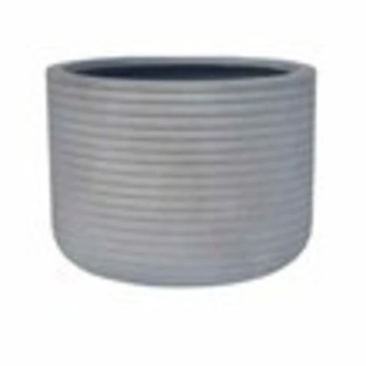 Кашпо Nobilis Marco "Horizontal  stripes sandy beige Round"