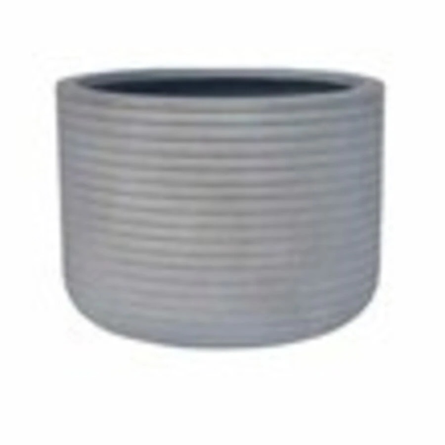 Кашпо Nobilis Marco "Horizontal  stripes sandy beige Round"