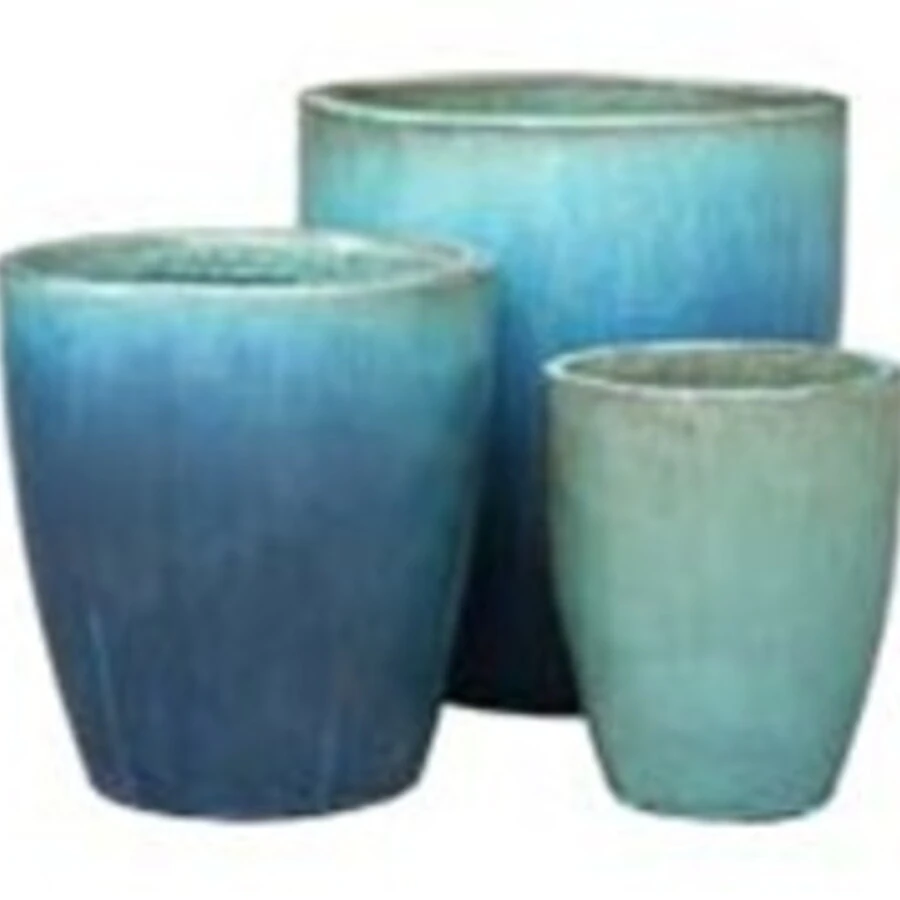 Кашпо Nobilis Marco "Ocean blue Round"