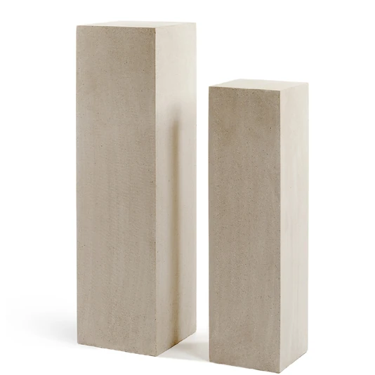 Кашпо TREEZ Effectory - Beton - Колонна - Белый песок