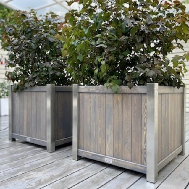 КАШПО MAXPLANTER ИЗ ДЕРЕВА И МЕТАЛЛА