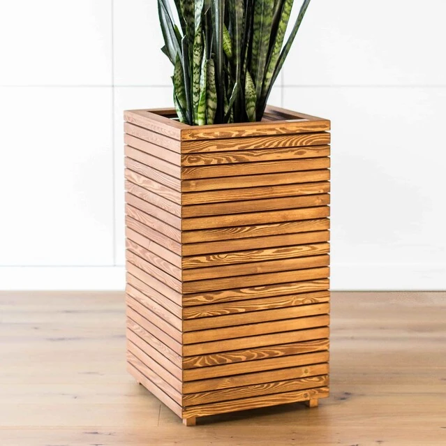 КАШПО MAXPLANTER ИЗ ДЕРЕВА